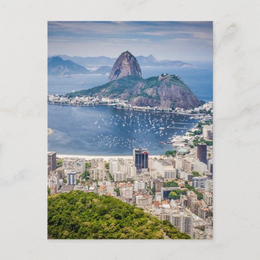 Uitzicht Rio de Janeiro Briefkaart (Voorkant)