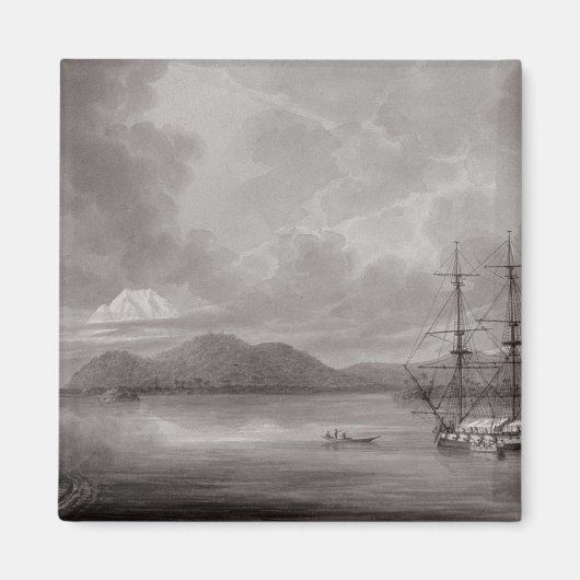 Uitzicht Rio de Manila (lithograaf) Magneet (Voorkant)