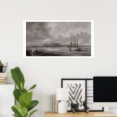 Uitzicht Rio de Manila (lithograaf) Poster (Thuiskantoor)