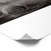 Uitzicht Rio de Manila (lithograaf) Poster (Hoek)