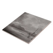 Uitzicht Rio de Manila (lithograaf) Tegeltje (Zijkant)