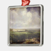 Uitzicht Rouen, 1831 Metalen Ornament (Links)