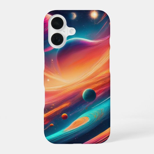 Uitzicht ruimte iPhone 16 hoesje (Achterkant)