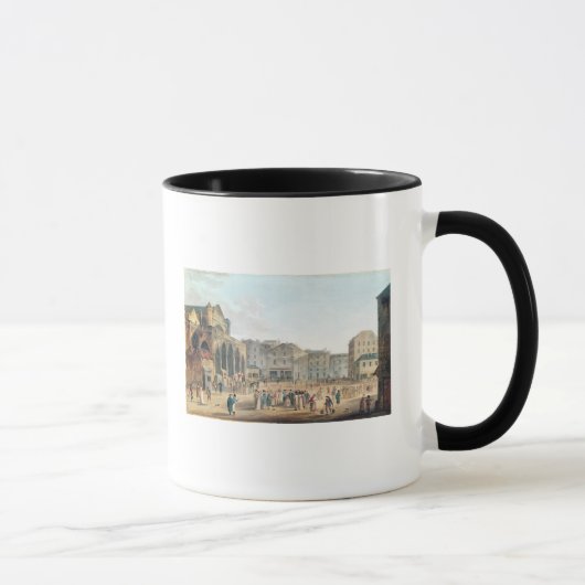 Uitzicht Saint-Germain-l'Auxerrois, c.1802 Mok (Rechts)