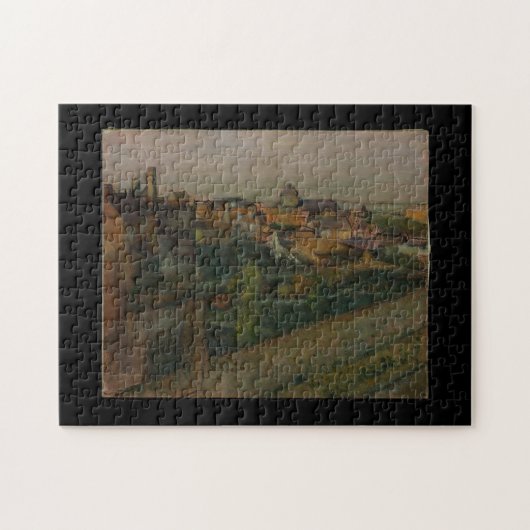 Uitzicht Saint-Valéry-sur-Somme Edgar Degas Legpuzzel (Horizontaal)