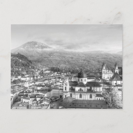 Uitzicht Salzburg Briefkaart (Voorkant)