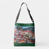 Uitzicht San Chirico, Italië Crossbody Tas (Achterkant)