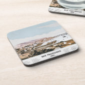 Uitzicht San Francisco, 1849 Drankjes Onderzetter (Linkerzijde)