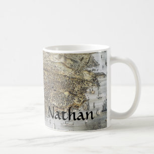 Uitzicht San Francisco, 1878 Koffiemok