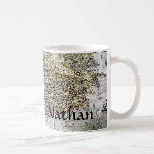 Uitzicht San Francisco, 1878 Koffiemok (Rechts)