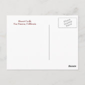 Uitzicht San Simeon Ocean Briefkaart (Achterkant)