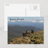 uitzicht sani pass briefkaart (Voorkant / Achterkant)