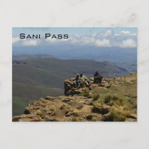 uitzicht sani pass briefkaart