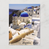Uitzicht Santorini Briefkaart (Voorkant)