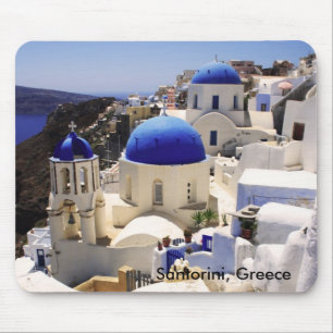 Uitzicht Santorini Muismat