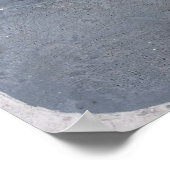 Uitzicht Santorini Poster (Hoek)