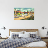 Uitzicht Saratoga Spa Recreation Unit Canvas Afdruk (Insitu (Slaapkamer))