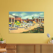 Uitzicht Saratoga Spa Recreation Unit Canvas Afdruk (Insitu (Woonkamer))