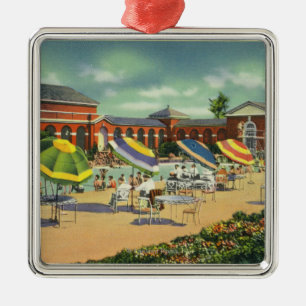 Uitzicht Saratoga Spa Recreation Unit Metalen Ornament