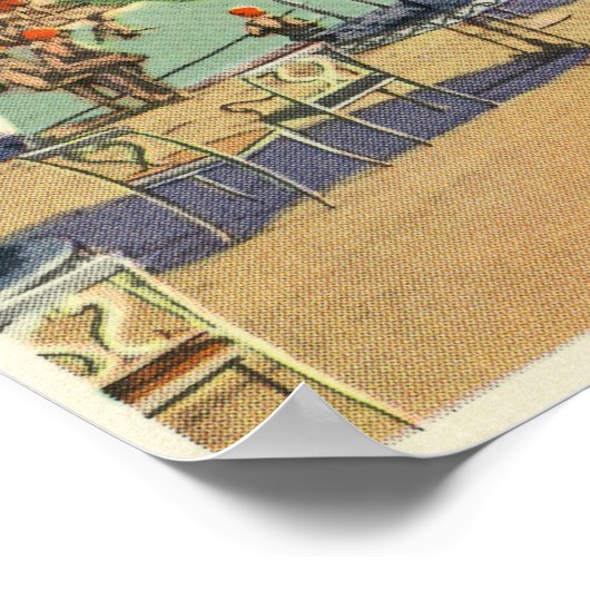 Uitzicht Saratoga Spa Recreation Unit Poster (Hoek)