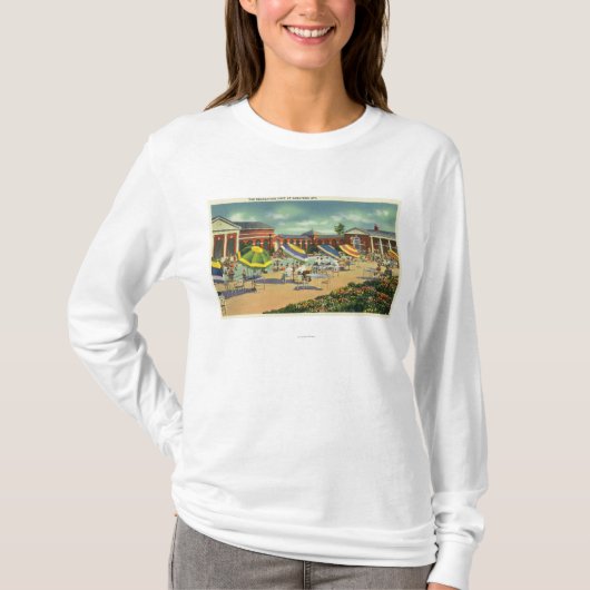 Uitzicht Saratoga Spa Recreation Unit T-shirt (Voorkant)