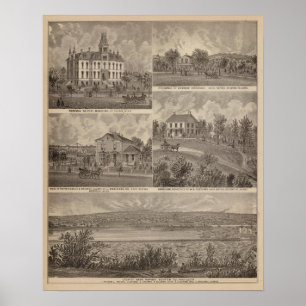 Uitzicht Sauk Rapids, Minnesota Poster