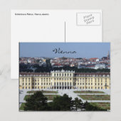 uitzicht schönbrunn briefkaart (Voorkant / Achterkant)