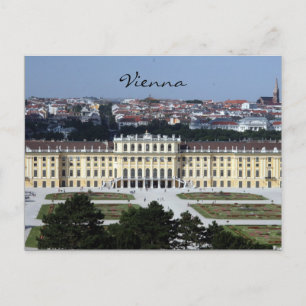 uitzicht schönbrunn briefkaart