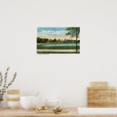 Uitzicht Seaside Park Mirror Lake Poster (Keuken)