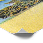 Uitzicht Seaside Park Seawall Walk Poster (Hoek)