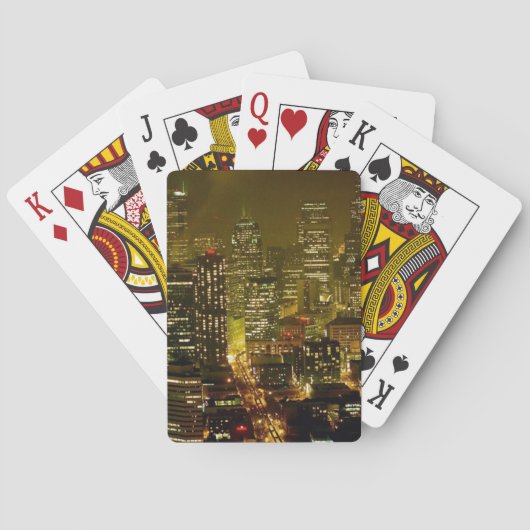 Uitzicht Seattle Pokerkaarten (Achterkant)