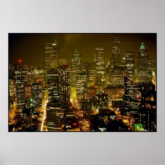 Uitzicht Seattle Poster (Voorkant)