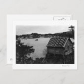 Uitzicht Seldovia, Alaska van over het water Briefkaart (Voorkant / Achterkant)