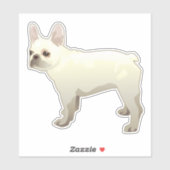 Uitzicht Silhouette Hondenras Sticker (Vel)