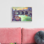 Uitzicht Sint-Petersburg (Russische stad) Canvas Afdruk (Insitu (Woonkamer))