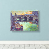 Uitzicht Sint-Petersburg (Russische stad) Canvas Afdruk (Insitu (Houten vloer))