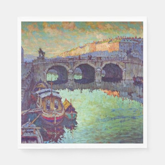 Uitzicht Sint-Petersburg (Russische stad) Servet (Voorkant)