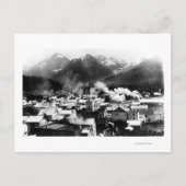 Uitzicht Sitka, Alaska met piramide Briefkaart (Voorkant)