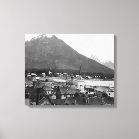 Uitzicht Sitka, Alaska Photography Sitka, AK Canvas Afdruk (Voorkant)