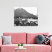 Uitzicht Sitka, Alaska Photography Sitka, AK Canvas Afdruk (Insitu (Woonkamer))