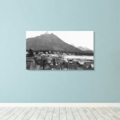 Uitzicht Sitka, Alaska Photography Sitka, AK Canvas Afdruk (Insitu (Houten vloer))