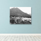 Uitzicht Sitka, Alaska Photography Sitka, AK Canvas Afdruk (Insitu (Houten vloer))