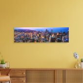 Uitzicht Skyline Canvas, centrum van Chicago Canvas Afdruk (Insitu (Woonkamer))