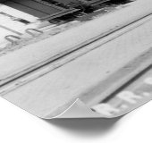 Uitzicht spoorwegstation poster (Hoek)