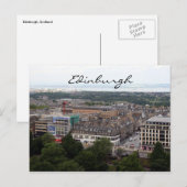 uitzicht stad edinburgh briefkaart (Voorkant / Achterkant)