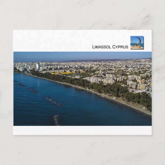 Uitzicht stad Limassol Briefkaart (Voorkant)