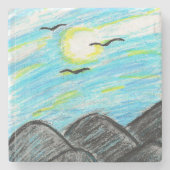  Uitzicht Stenen Onderzetter (Voorkant)