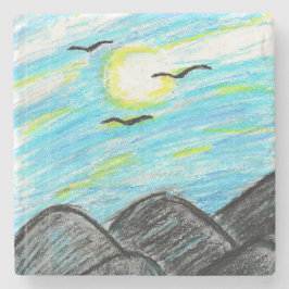  Uitzicht Stenen Onderzetter