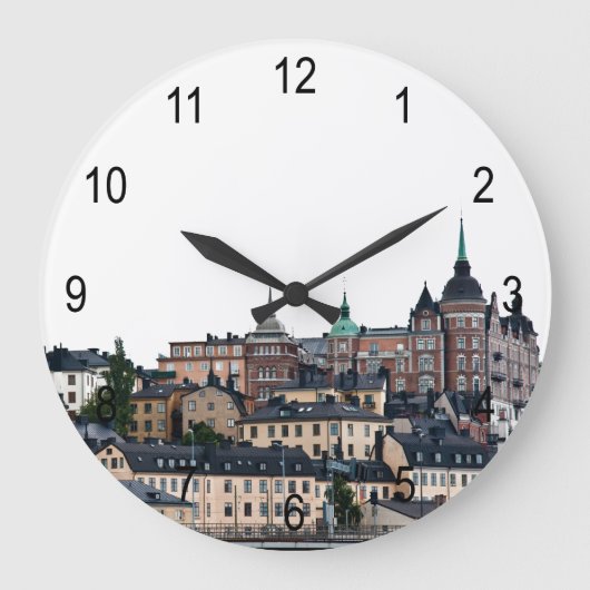 Uitzicht Stockholm Grote Klok (Voorkant)