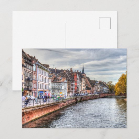 Uitzicht Straatsburg Briefkaart (Voorkant / Achterkant)